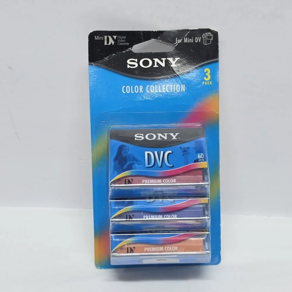 Sony DVM60PRL 60 Minute Premium Color Mini DV Cassette (3-Pack) NEW